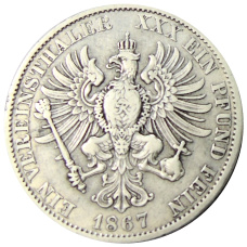 Монета 1  союзный талер 1867 года A Германские государства — Пруссия (реверс)