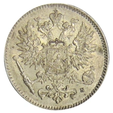 Монета 50 пенни 1916 года Русская Финляндия (реверс)