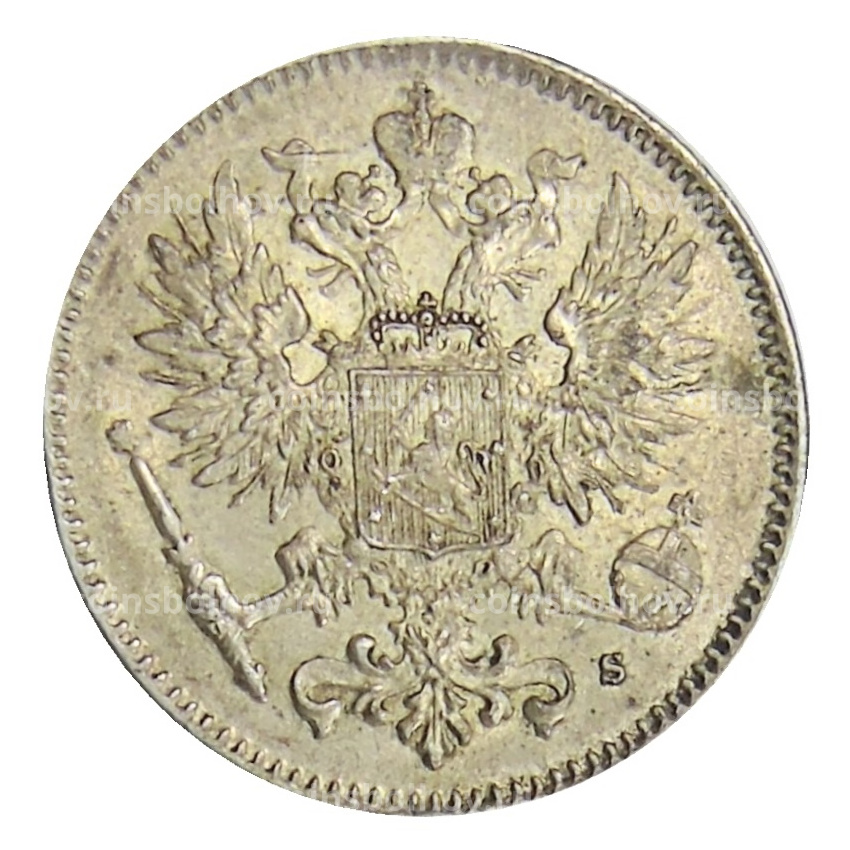 Монета 50 пенни 1916 года Русская Финляндия (вид 2)