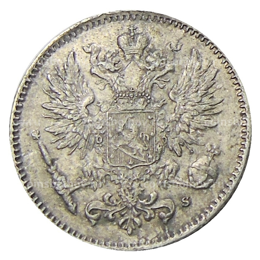 Монета 50 пенни 1916 года Русская Финляндия (вид 2)