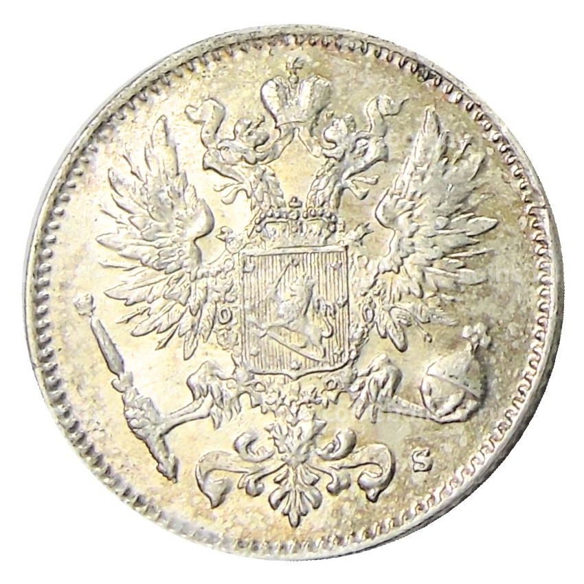 Монета 50 пенни 1916 года Русская Финляндия (вид 2)