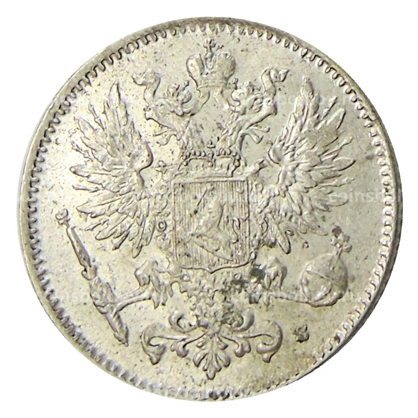 Монета 50 пенни 1916 года Русская Финляндия (вид 2)