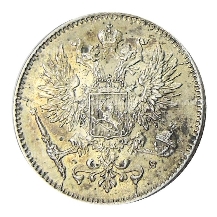 Монета 50 пенни 1915 года Русская Финляндия (вид 2)