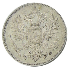 Монета 50 пенни 1915 года Русская Финляндия (реверс)