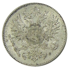 Монета 50 пенни 1914 года Русская Финляндия (реверс)