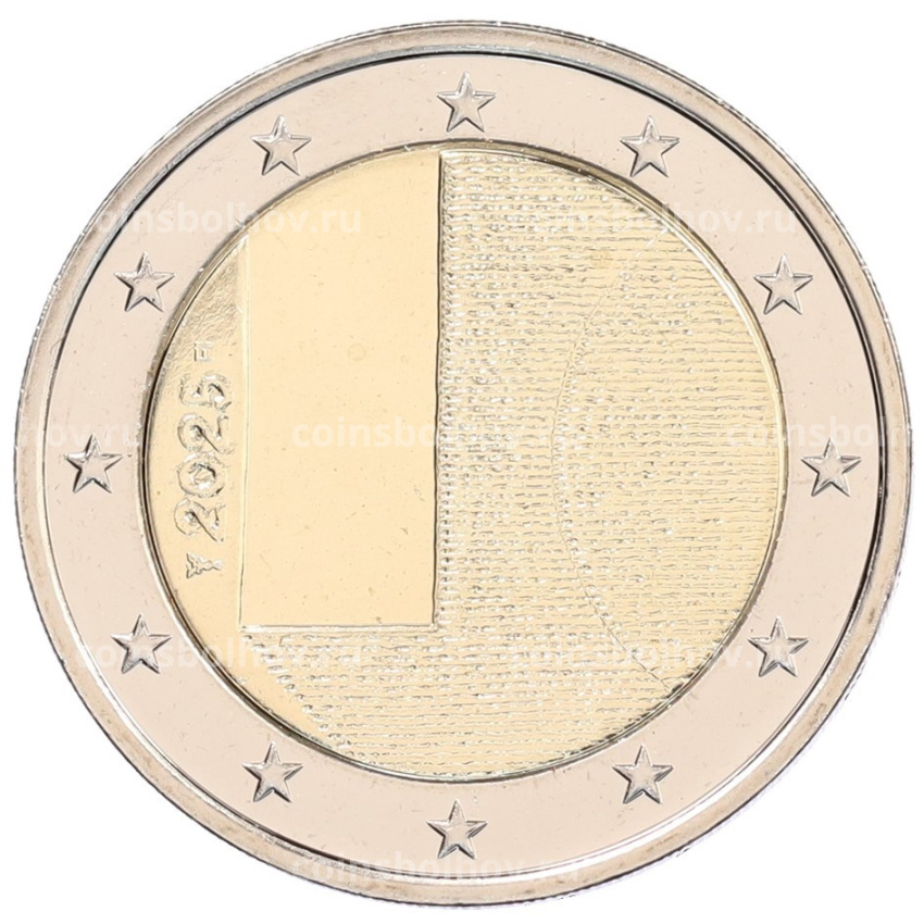 Монета 2 евро 2025 года Финляндия «Дипломатия и внешняя политика»