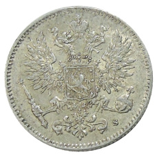 Монета 50 пенни 1916 года Русская Финляндия (реверс)