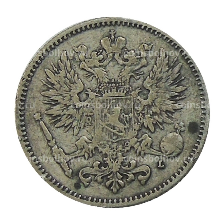 Монета 50 пенни 1907 года Русская Финляндия (вид 2)