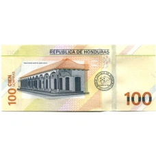 Банкнота 100 лемпир 2022 года Гондурас (вид 2)