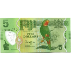 Банкнота 5 долларов 2022 года Фиджи (аверс)