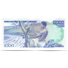 Банкнота 1000 добра 1989 года Сан-Томе и Принсипи (вид 2)