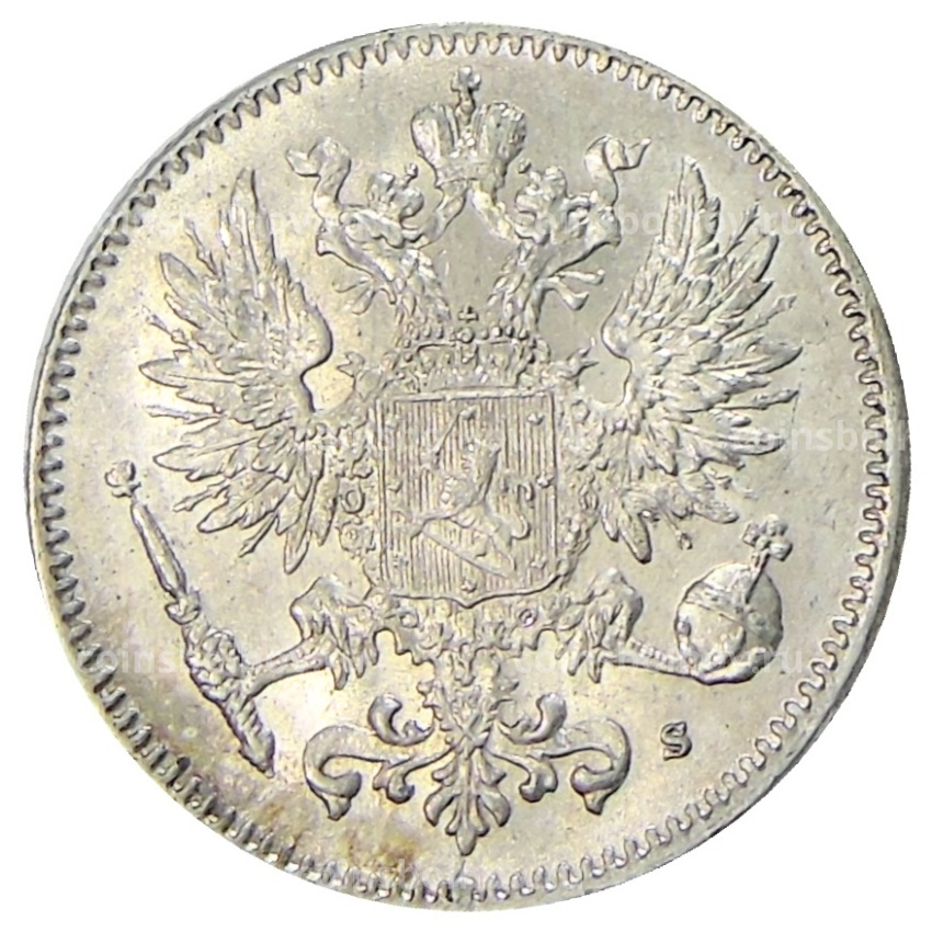 Монета 50 пенни 1916 года Русская Финляндия (вид 2)
