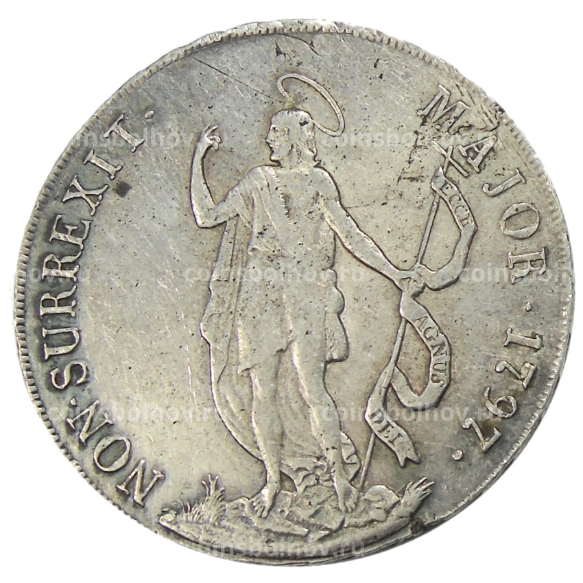 Монета 8 лир 1797 года Итальянские государства — Генуя