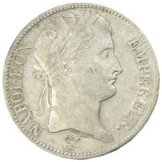 Монета 5 франков 1809 года A Франция (реверс)