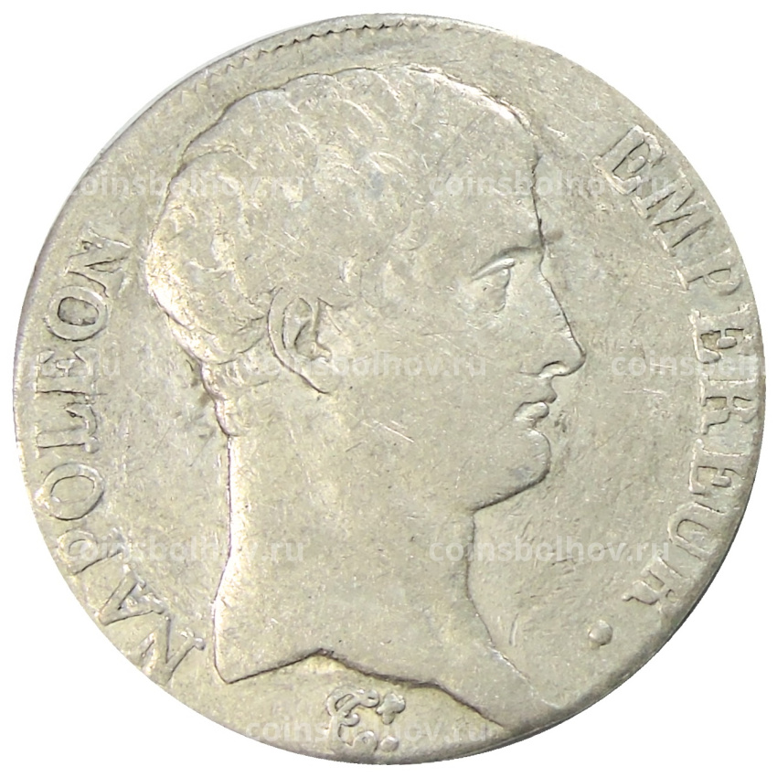 Монета 5 франков 1804 года M Франция (вид 2)