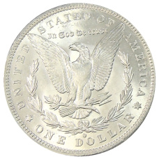 Монета 1 доллар 1883 года O США «Доллар Моргана» (реверс)