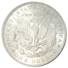 Монета 1 доллар 1885 года США «Доллар Моргана» (реверс)