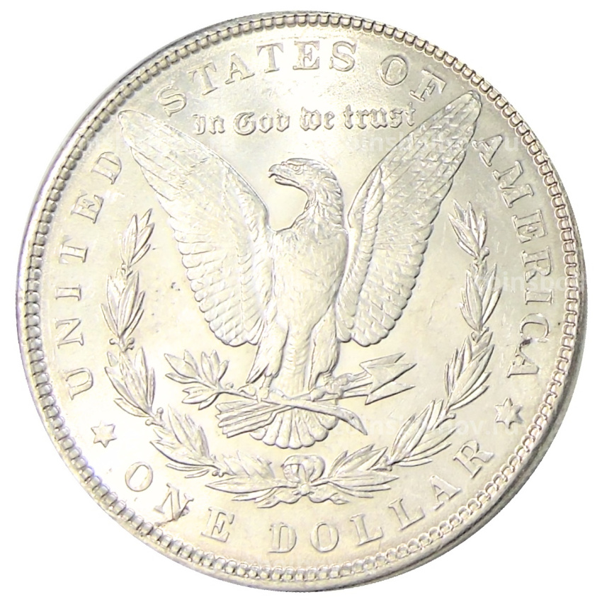 Монета 1 доллар 1886 года США «Доллар Моргана» (вид 2)