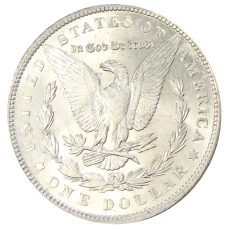 Монета 1 доллар 1889 года США «Доллар Моргана» (реверс)