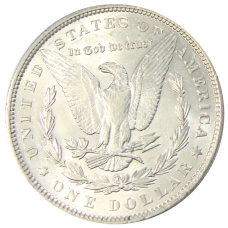 Монета 1 доллар 1896 года США «Доллар Моргана» (реверс)