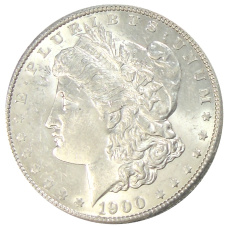 Монета 1 доллар 1900 года США «Доллар Моргана» (аверс)
