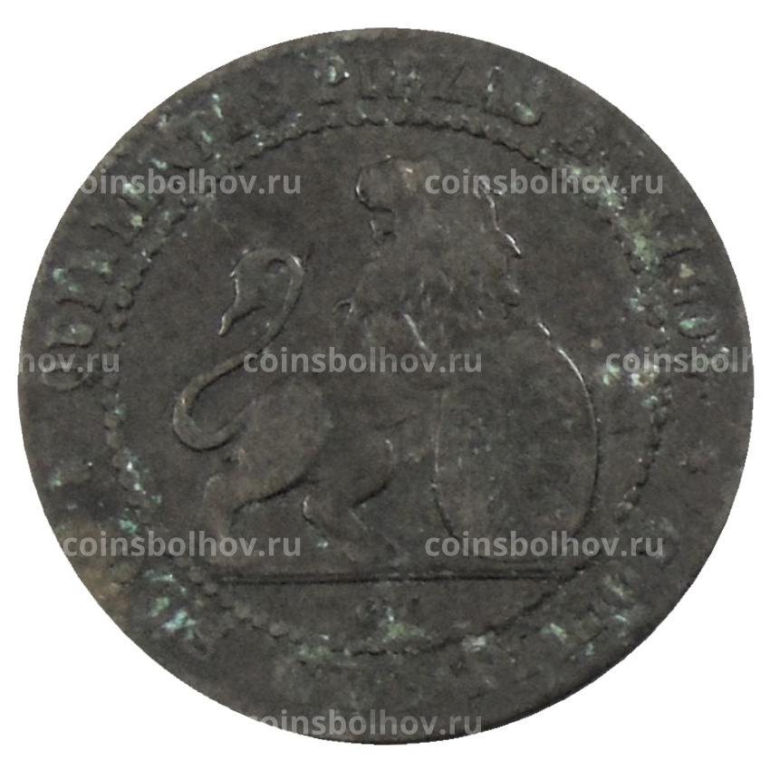 Монета 2 сентимо 1870 года Испания (вид 2)
