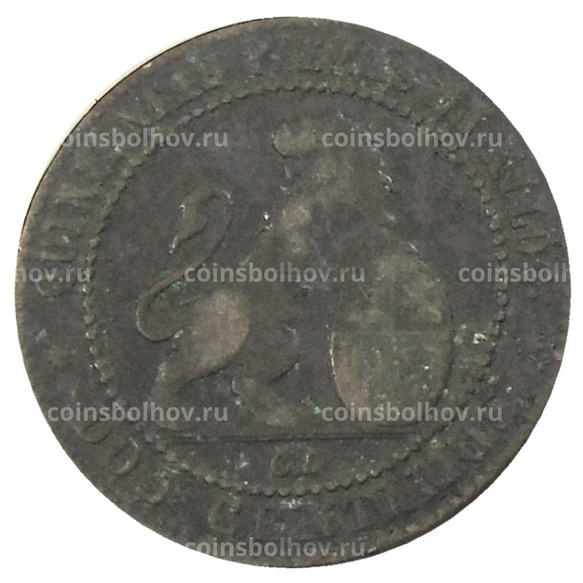 Монета 2 сентимо 1870 года Испания (вид 2)