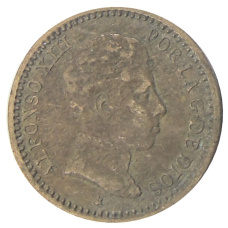 Монета 2 сентимо 1904 года Испания (аверс)