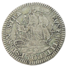 Монета 6 стуверов 1678 года Голандская республика — Западная Фрисландия (аверс)