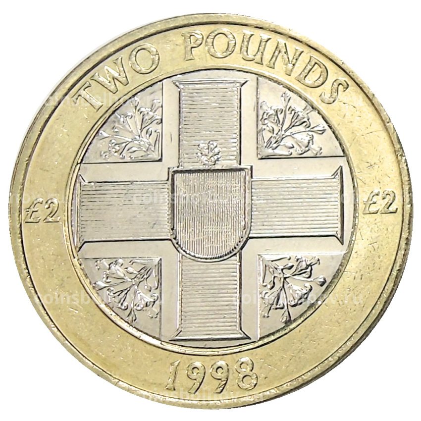 Монета 2 фунта 1998 года Гернси
