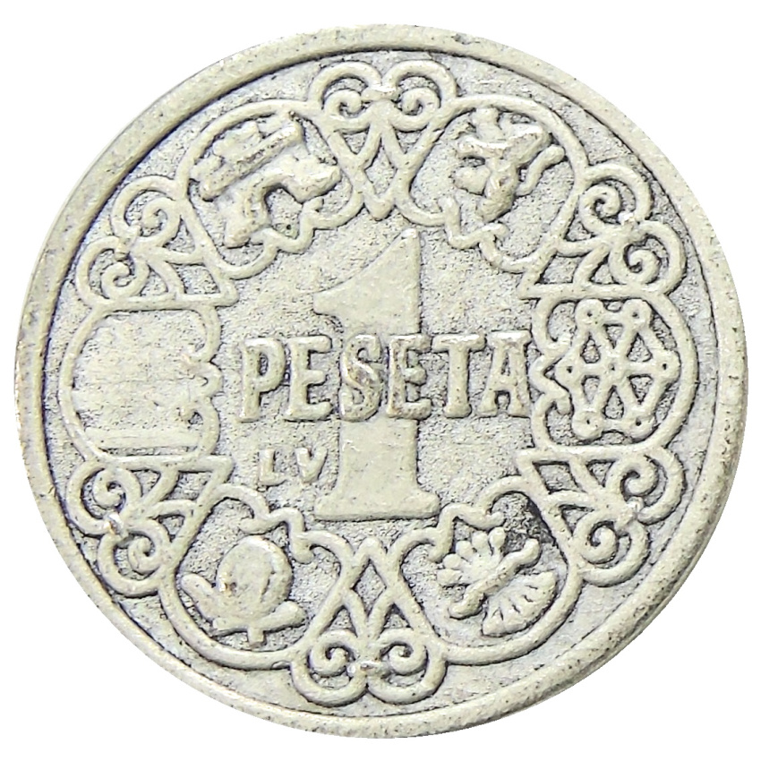 1 песета 1944 года Испания — Копия