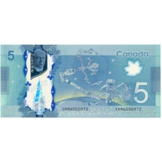 Банкнота 5 долларов Канада (вид 2)