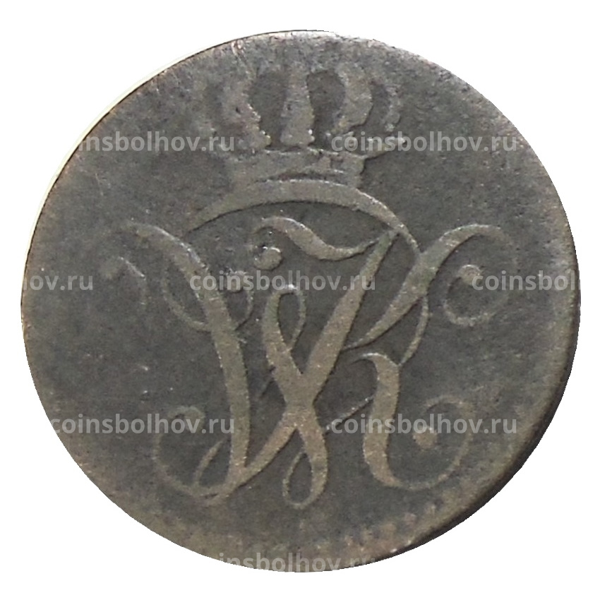 Монета 1 геллер 1829 года Германские государства — Гессен — Кассель (вид 2)