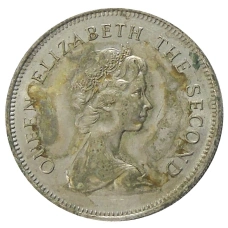 Монета 1 доллар 1978 года Гонконг (реверс)