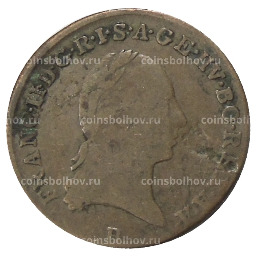 Монета 1 крейцер 1800 года B Австрия
