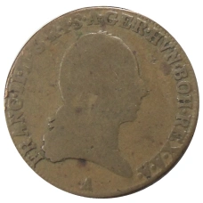 Монета 3 крейцера 1800 года A Австрия (аверс)
