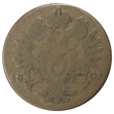 Монета 3 крейцера 1800 года A Австрия (реверс)