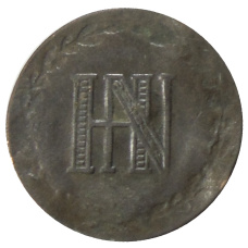 Монета 3 сантима 1810 года Вестфалия (реверс)