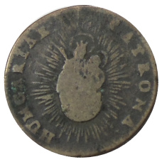 Монета 1 денар 1763 года Венгрия (аверс)