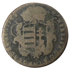 Монета 1 денар 1763 года Венгрия (реверс)