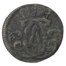 Монета 1/4 стубера 1730 года Германские государства -Юлих-Берг (реверс)