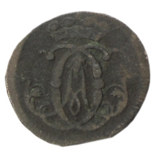 Монета 1/4 стубера 1743 года Германские государства — Юлих -Берг (реверс)