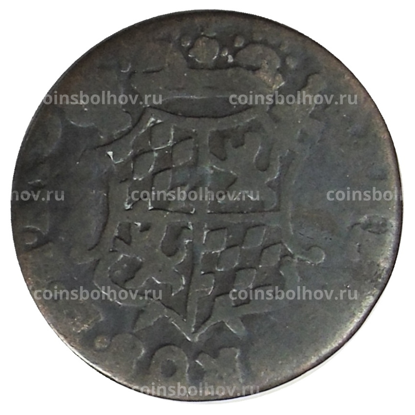 Монета 1 лиард 1745 года Льеж (вид 2)