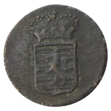 Монета 1/2 лиарда 1789 года Люксембург (реверс)