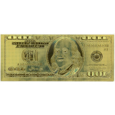 Сувенирная банкнота 100 долларов США (вид 2)