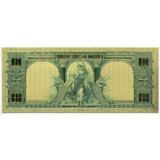 Сувенираня банкнота 10 долларов США (вид 2)