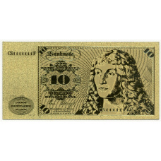 Сувенирная банкнота 10 марок 1980 года Германия