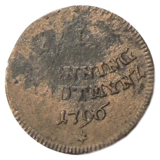 Монета 1 пфенниг 1796 года Германские государства — Аусбург (аверс)