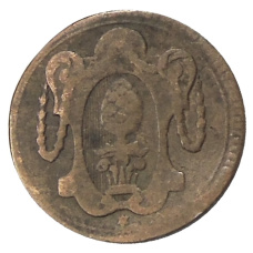 Монета 1 пфенниг 1780 года Германские государства — Аусбург (реверс)