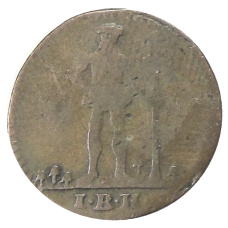 Монета 1 пфенниг 1749 года Германские государства Брауншвейг — Вонфельбюттель (реверс)